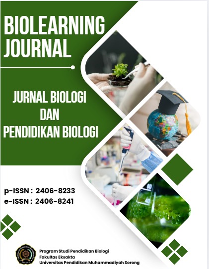 					View Vol. 12 No. 2 (2025): Biolearning Journal (Juli 2025)
				